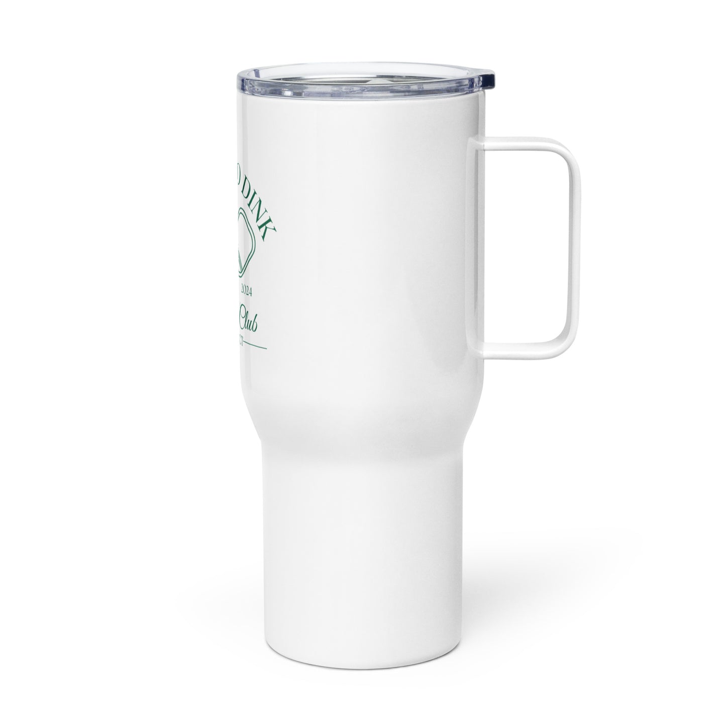 Pickleball Travel mug with a handle
