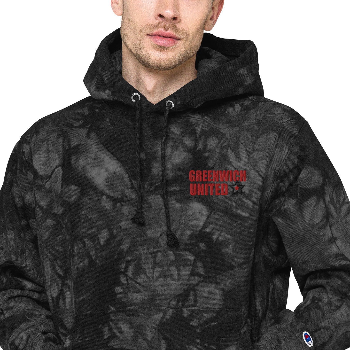 Greenwich United Unisex Champion tie-dye hoodie