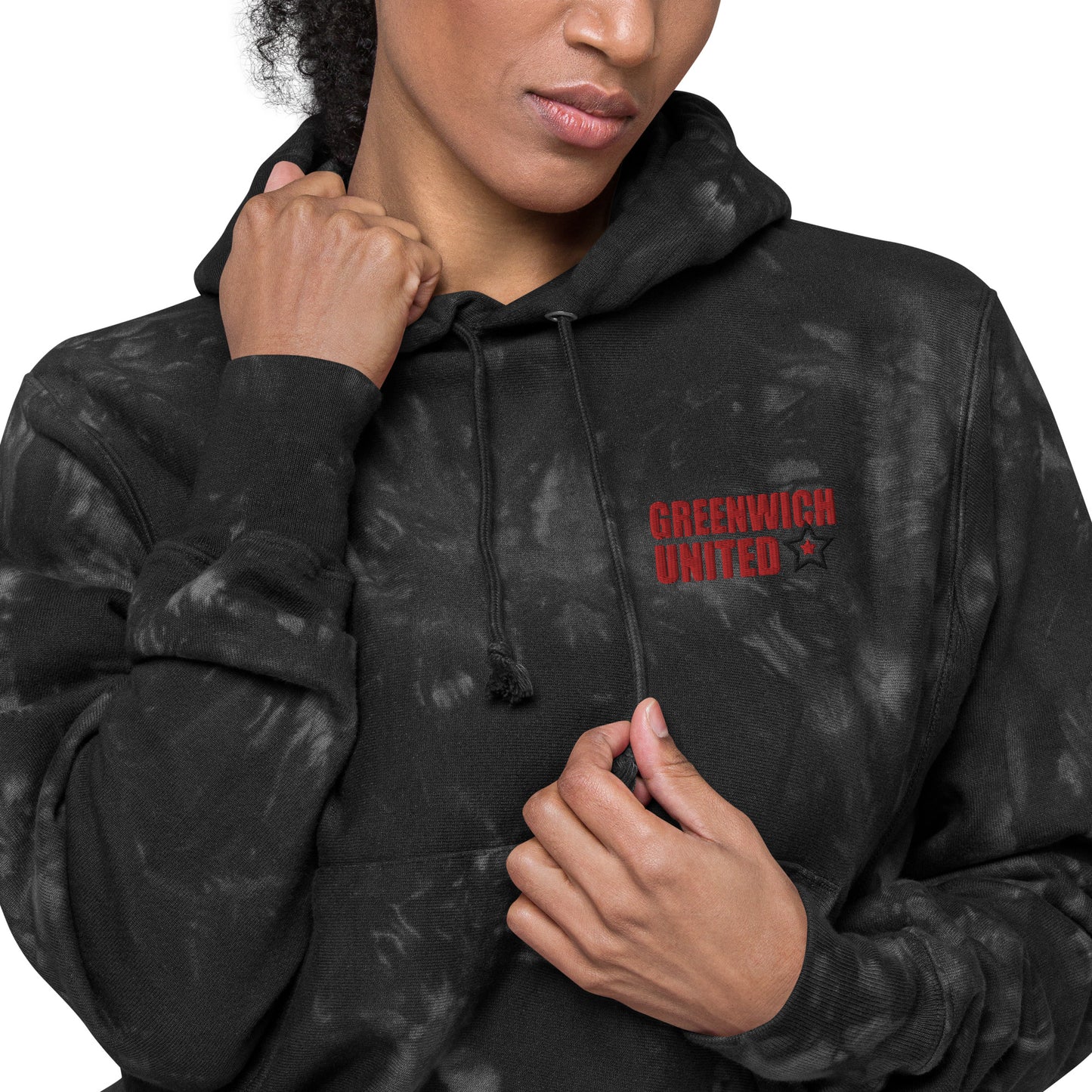 Greenwich United Unisex Champion tie-dye hoodie