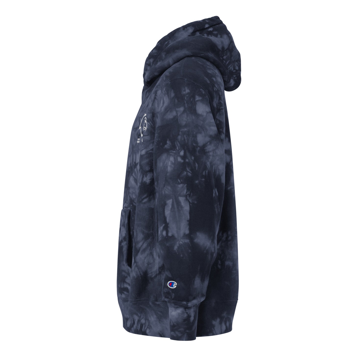 North Mianus Unisex Champion tie-dye hoodie