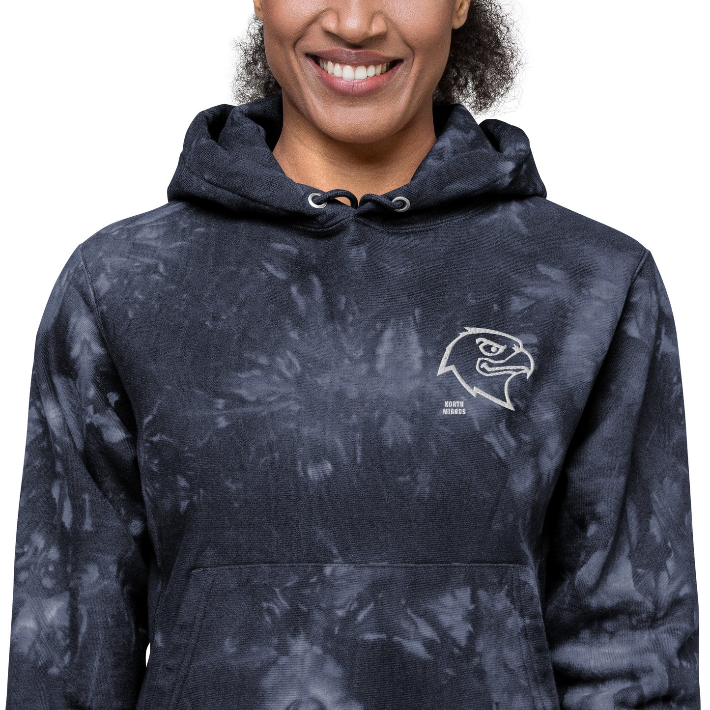 North Mianus Unisex Champion tie-dye hoodie