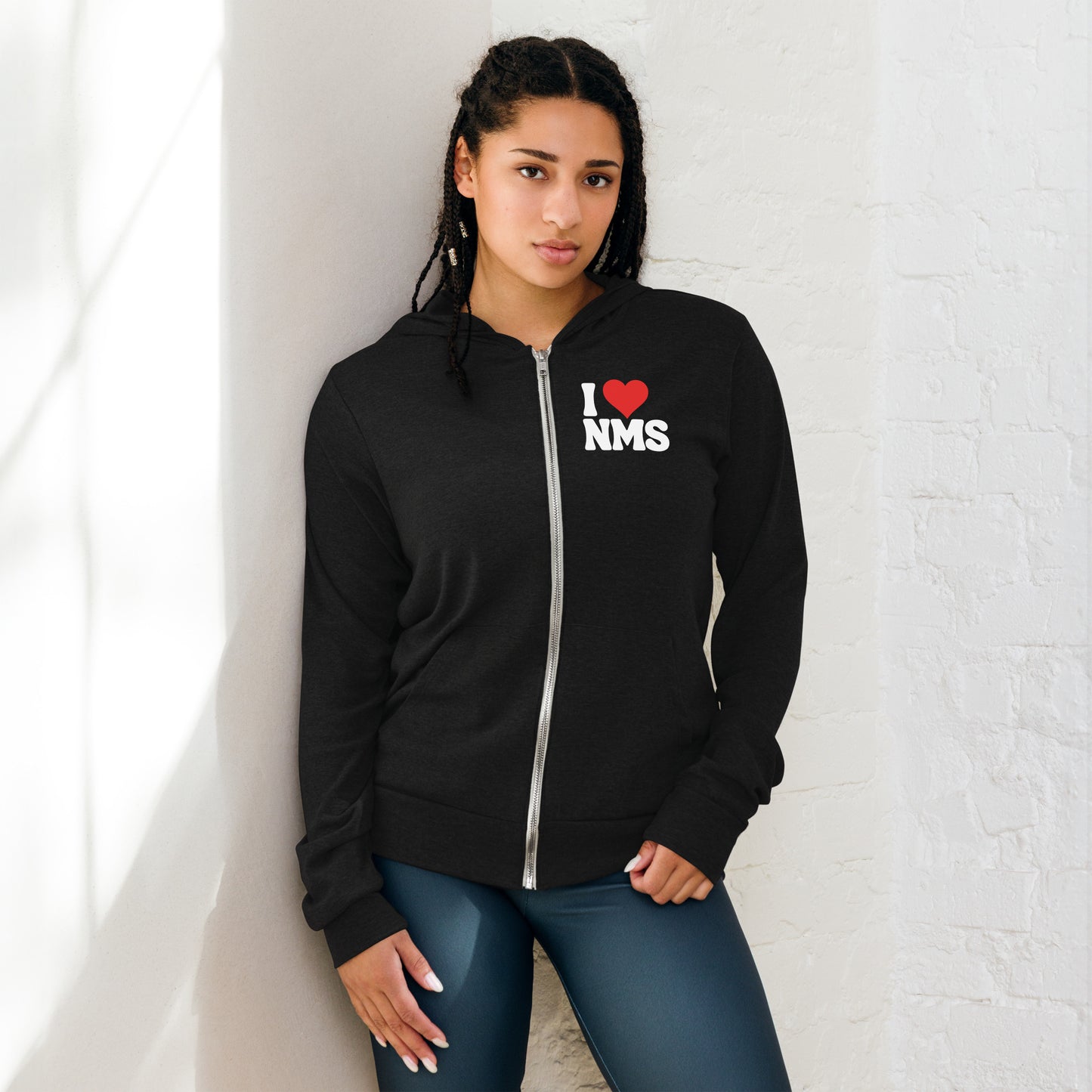 NMS I LOVE NMS Unisex zip hoodie