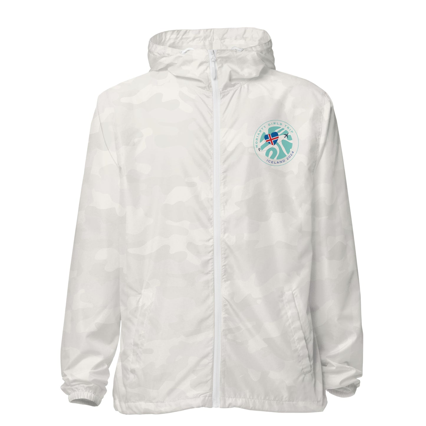 Iceland Unisex lightweight zip up windbreaker