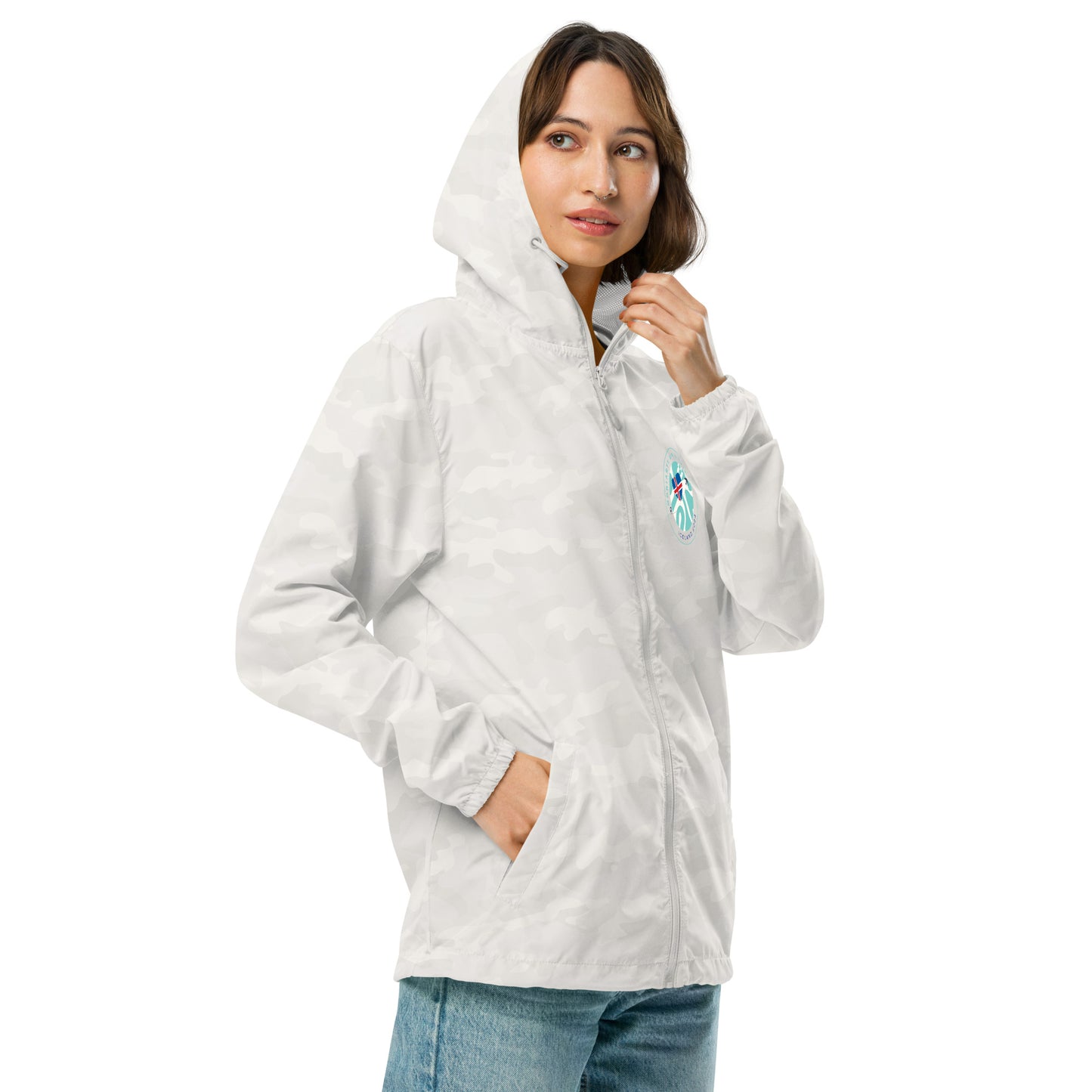 Iceland Unisex lightweight zip up windbreaker