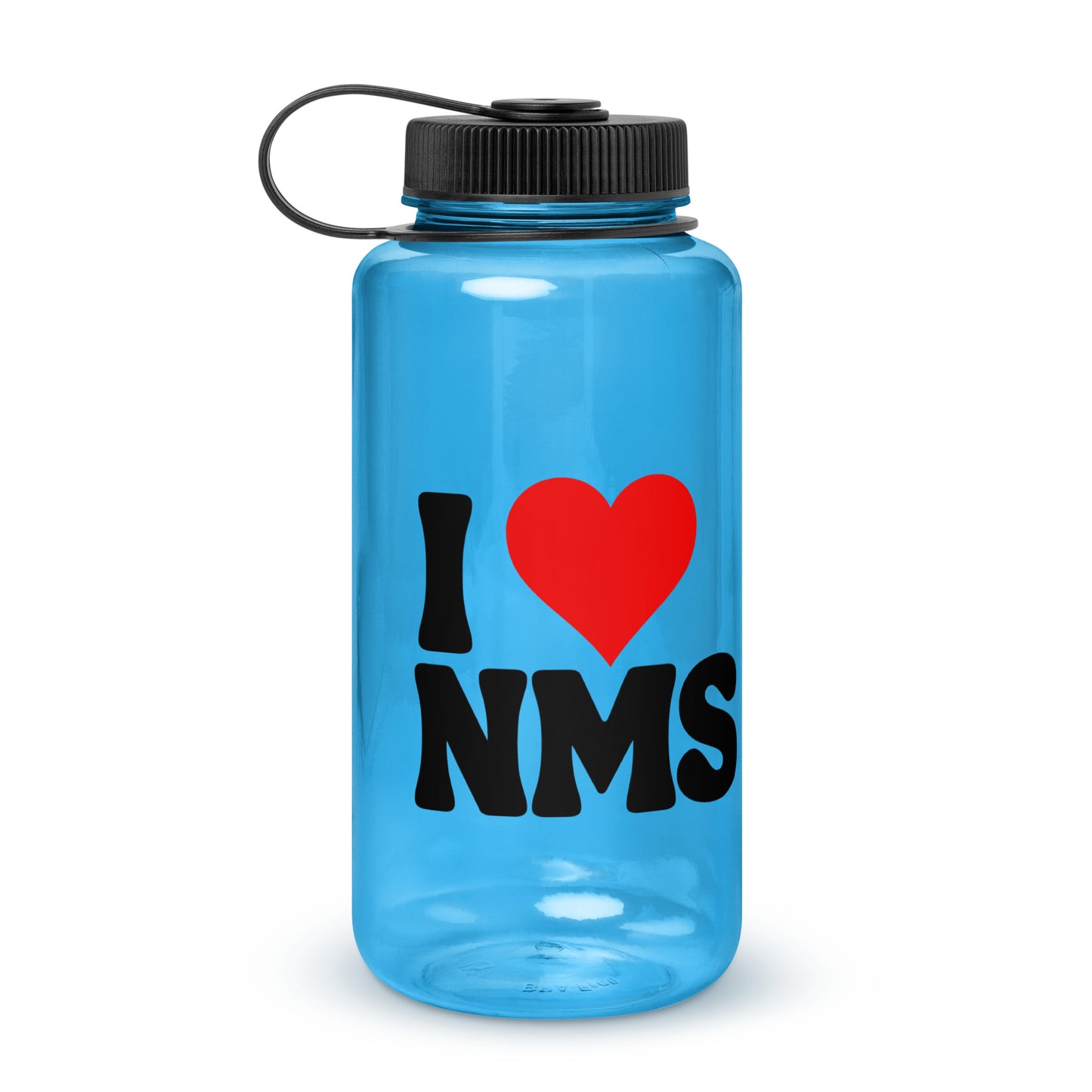 NMS I LOVE NMS Wide mouth plastic water bottle
