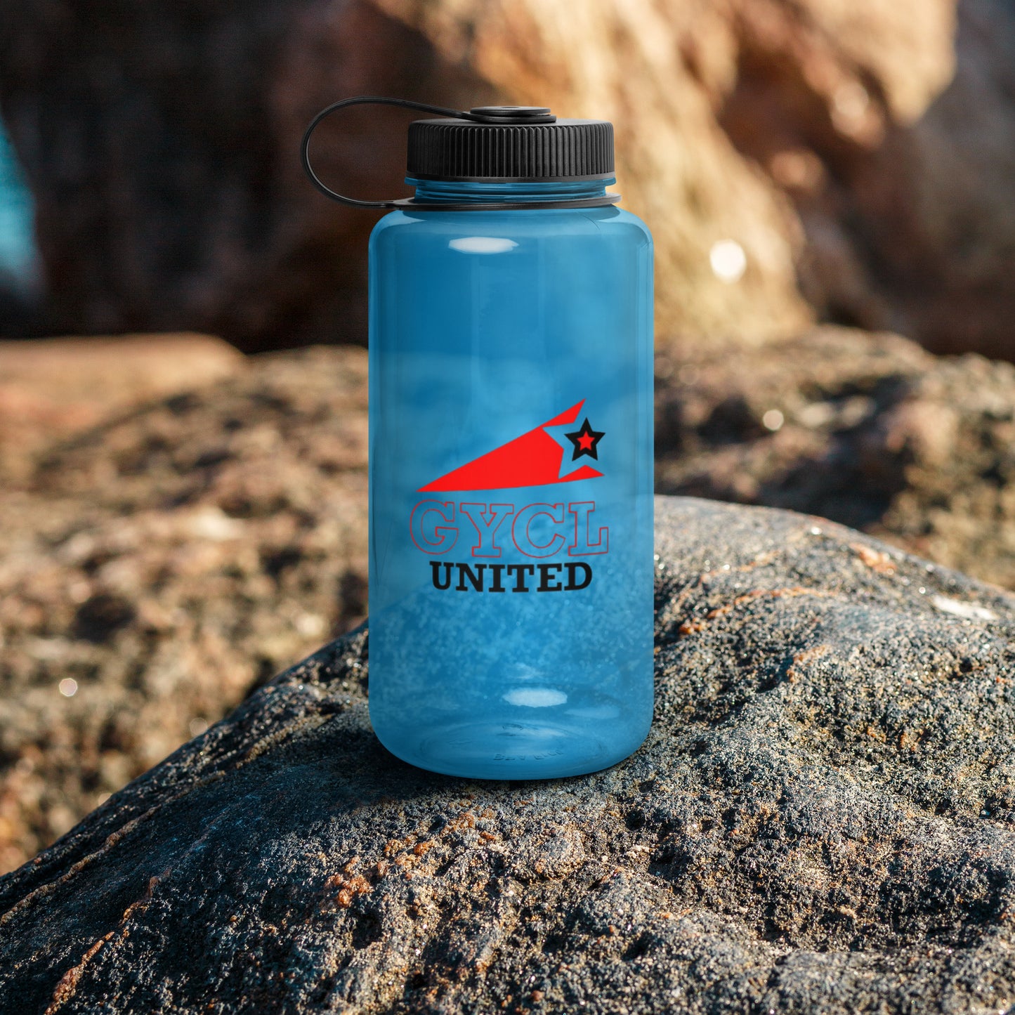 Greenwich United Wide mouth plastic water bottle