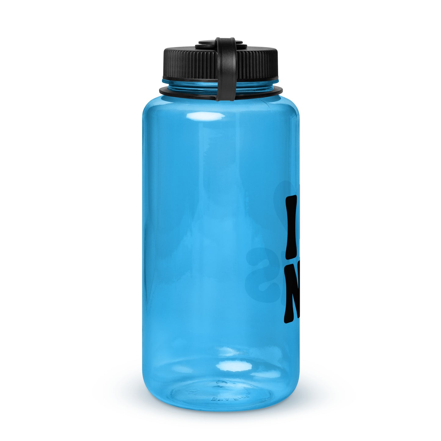 NMS I LOVE NMS Wide mouth plastic water bottle