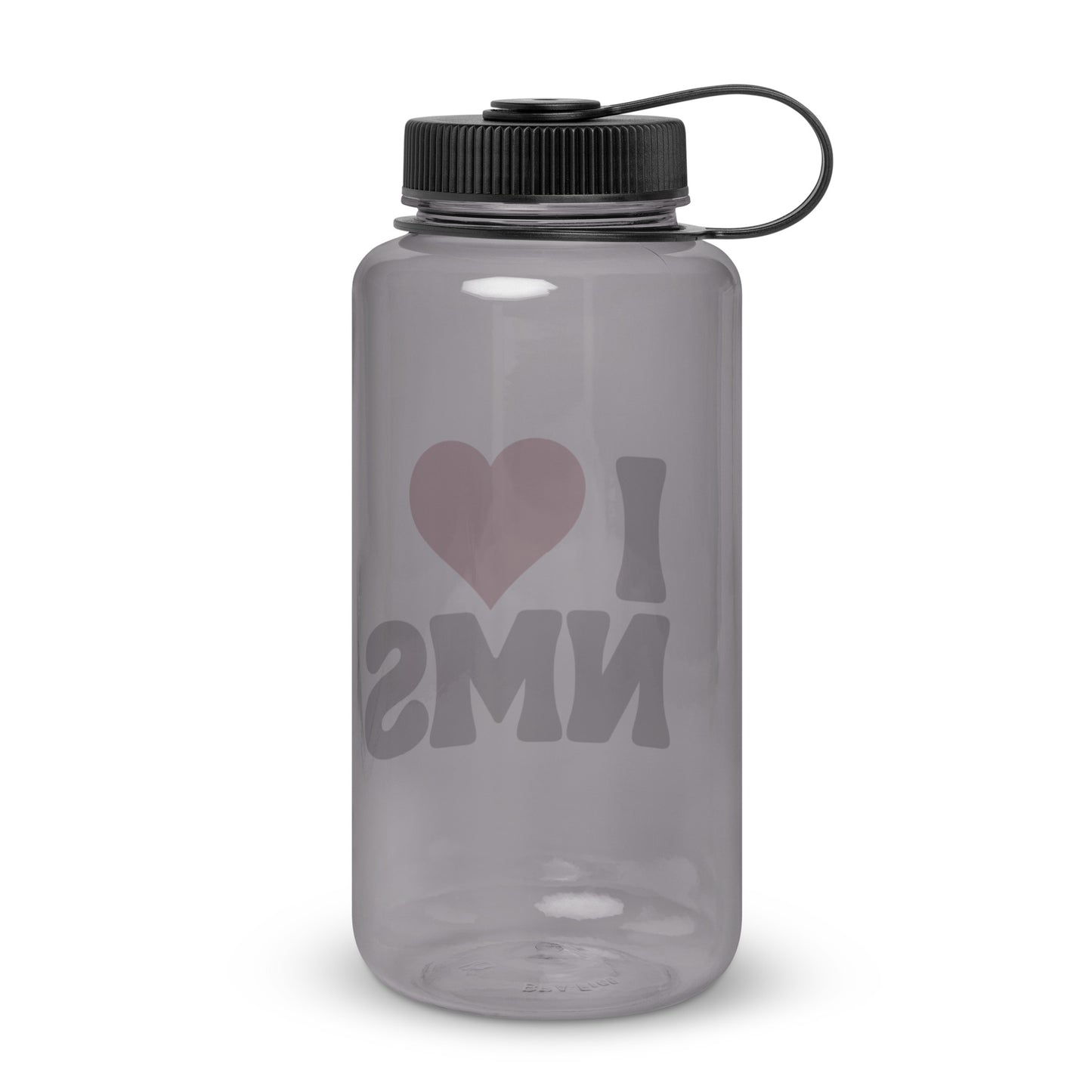 NMS I LOVE NMS Wide mouth plastic water bottle