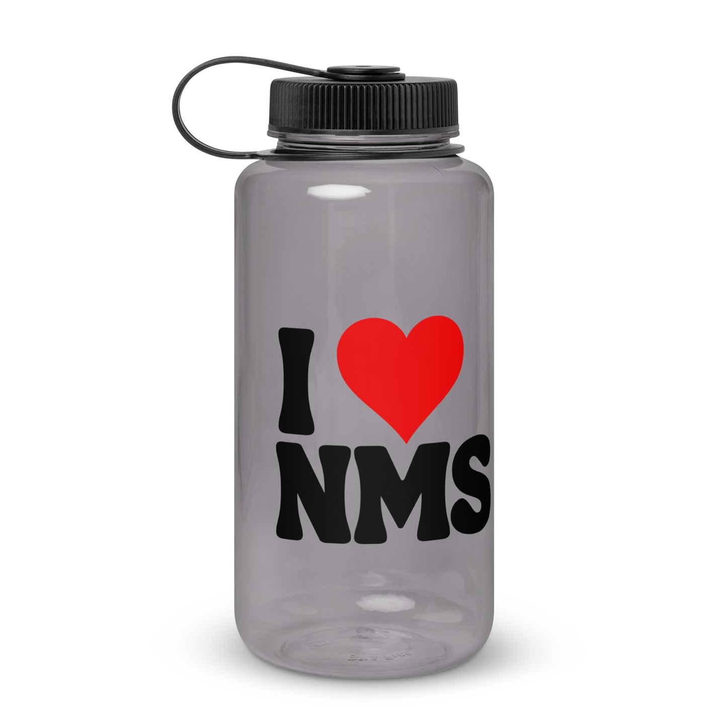 NMS I LOVE NMS Wide mouth plastic water bottle