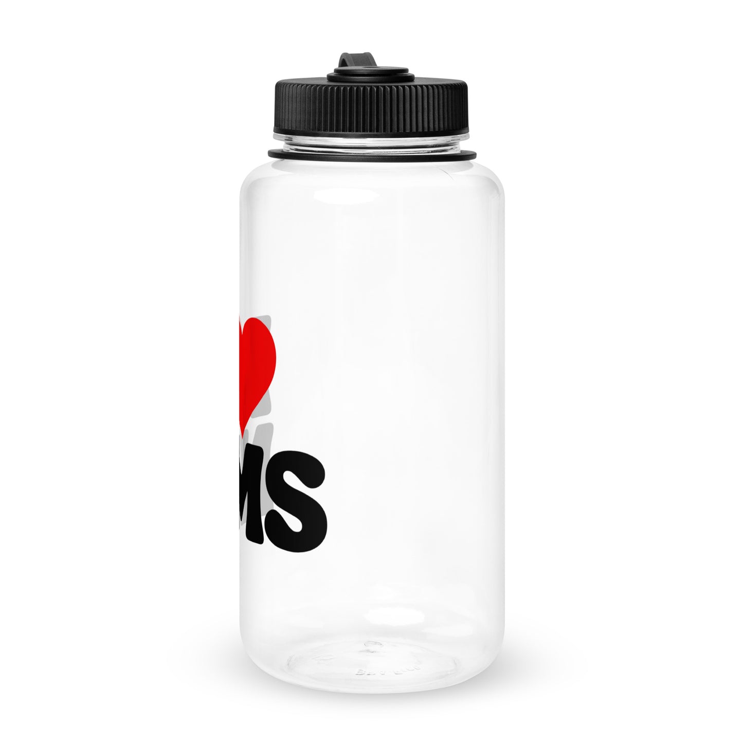 NMS I LOVE NMS Wide mouth plastic water bottle