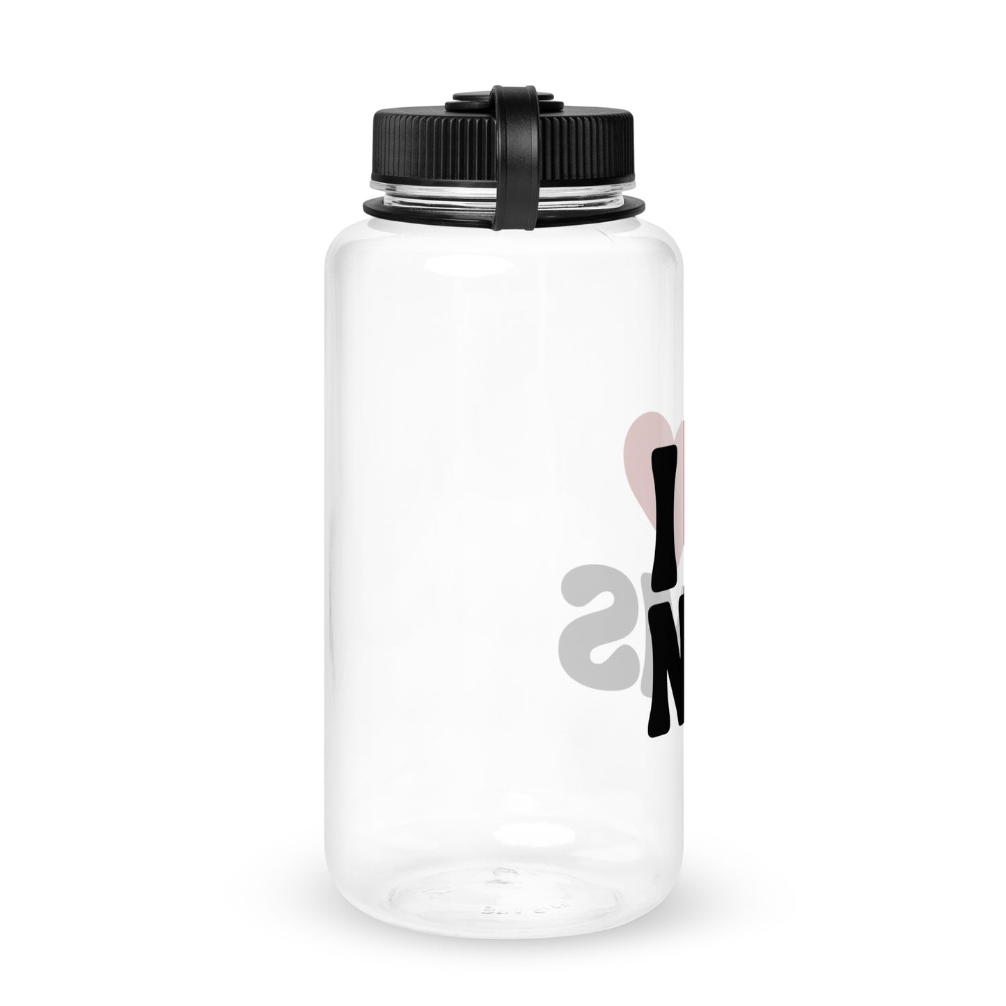 NMS I LOVE NMS Wide mouth plastic water bottle