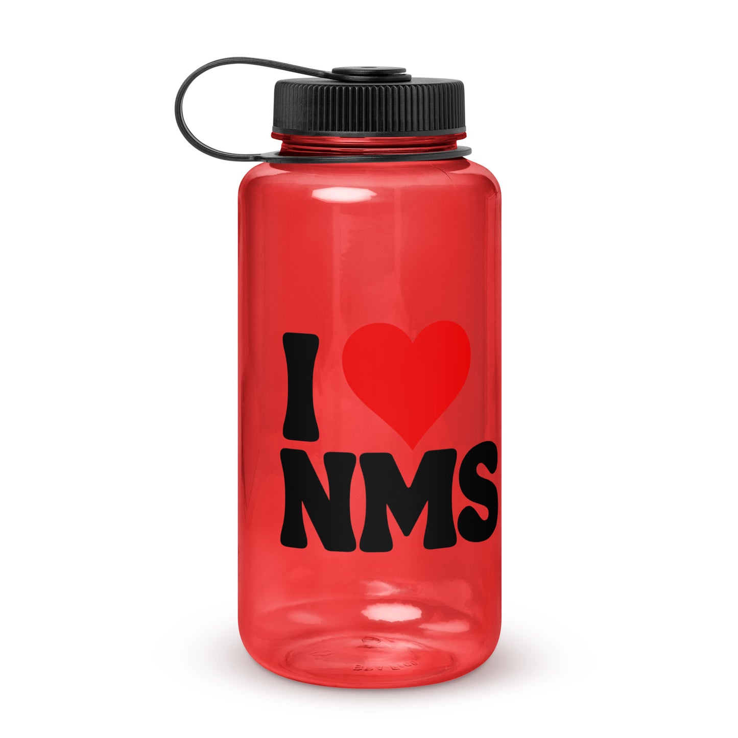 NMS I LOVE NMS Wide mouth plastic water bottle