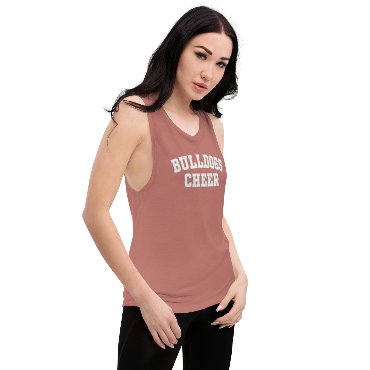 Bulldogs Cheer Ladies’ Muscle Tank