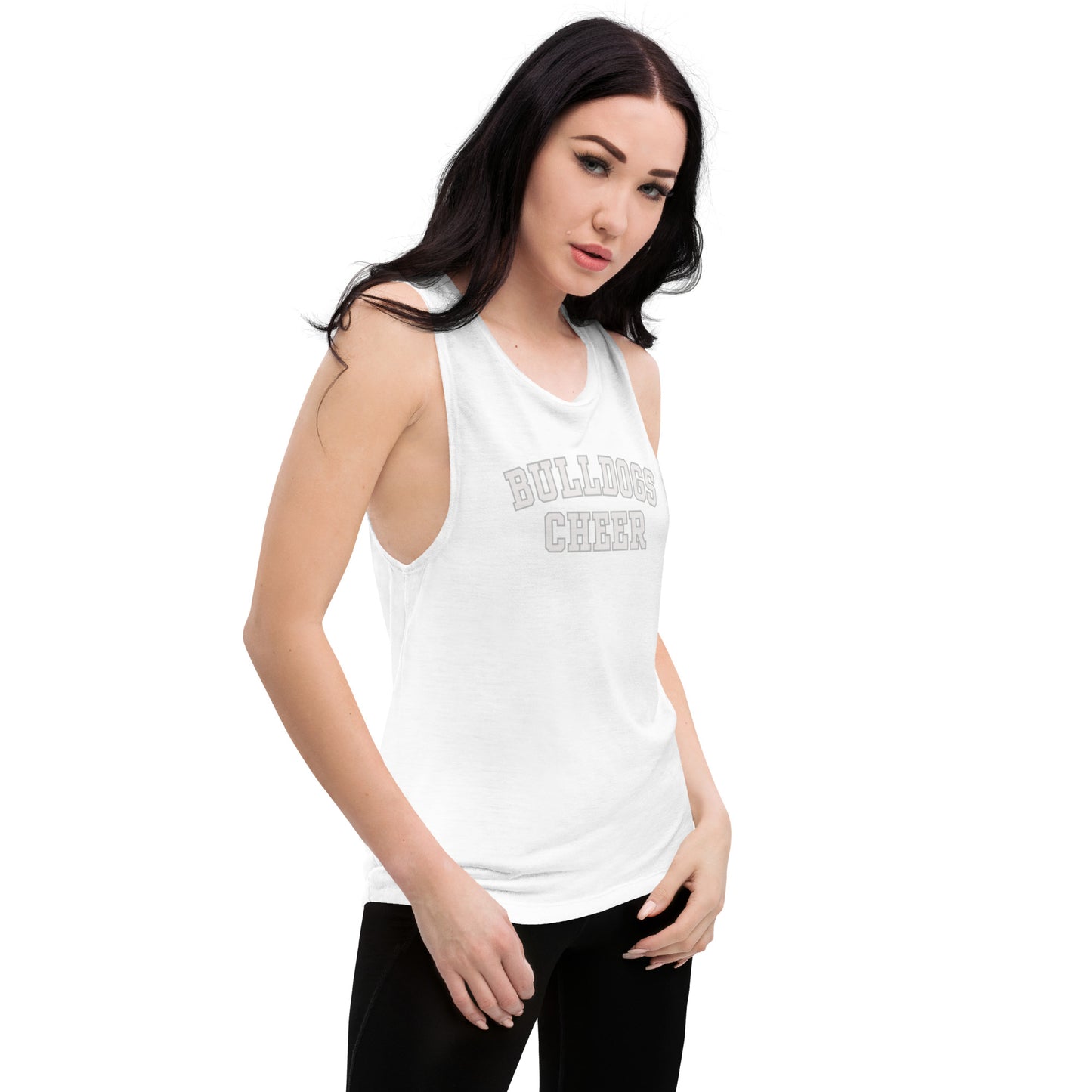 Bulldogs Cheer Ladies’ Muscle Tank