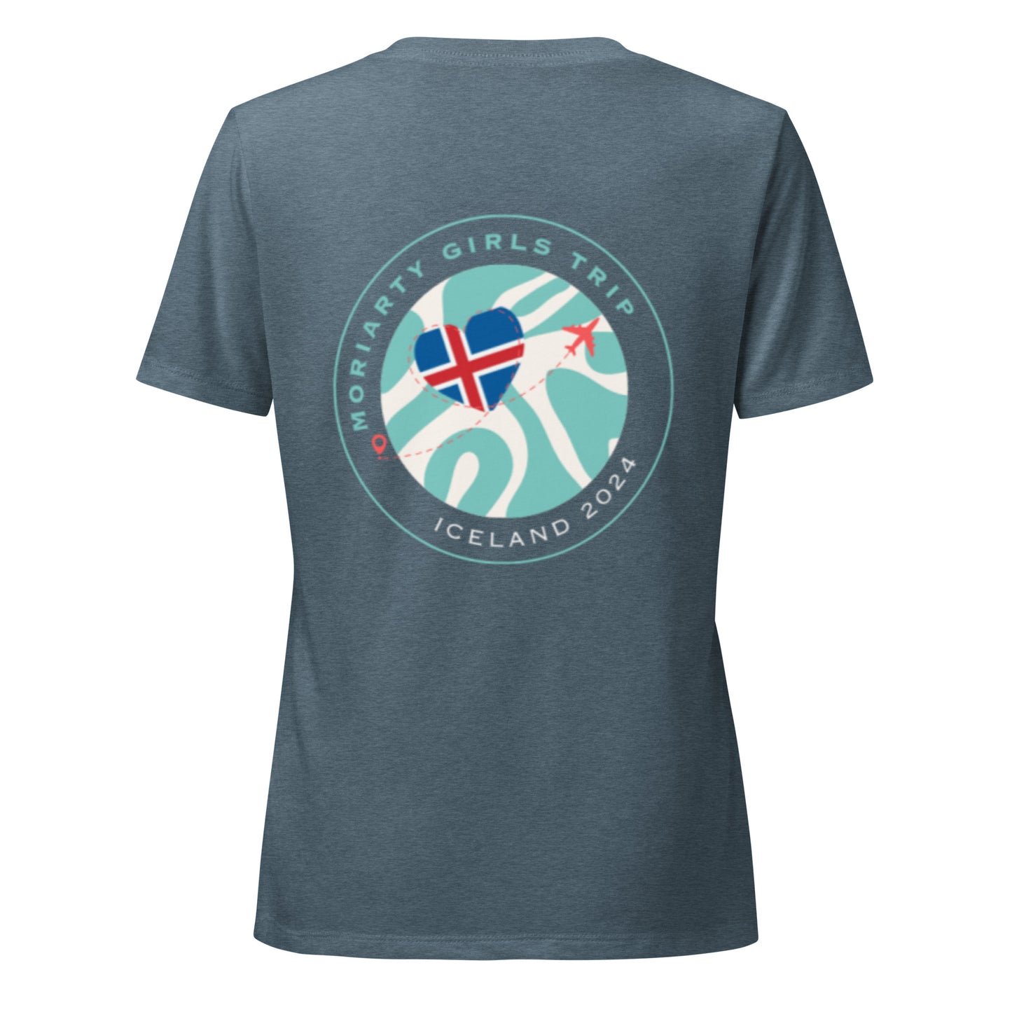 Iceland Women’s relaxed v-neck t-shirt
