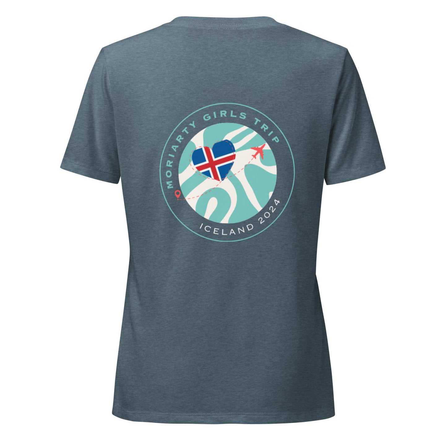 Iceland Women’s relaxed v-neck t-shirt