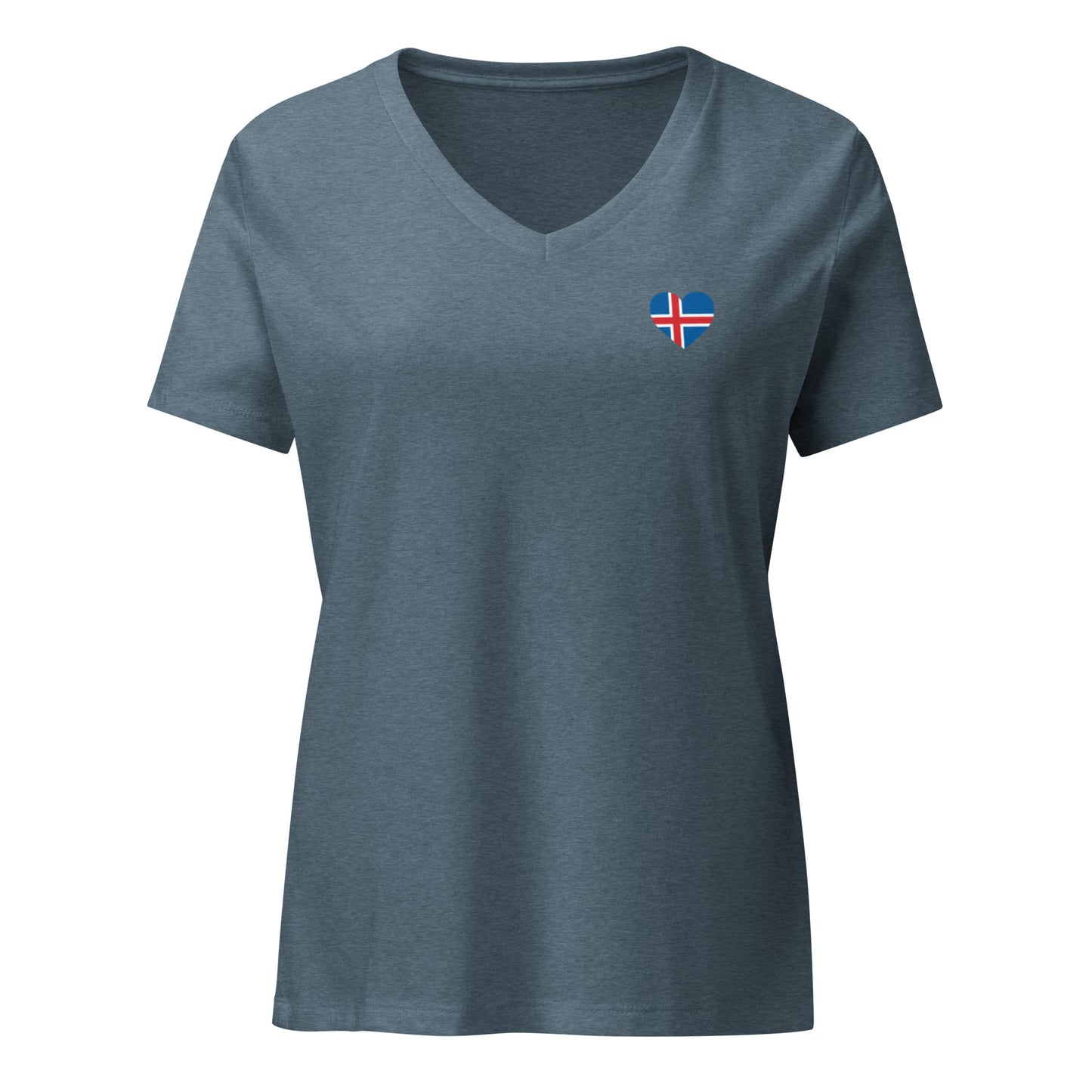 Iceland Women’s relaxed v-neck t-shirt