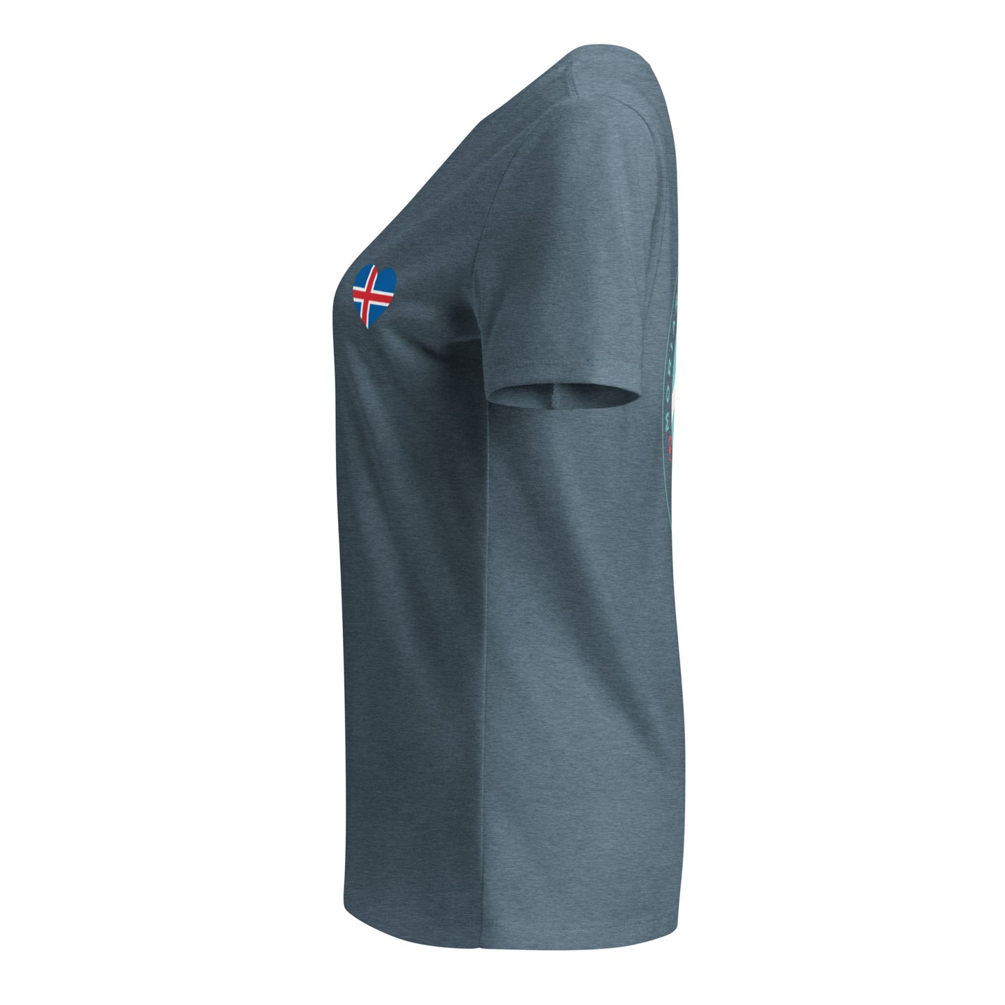 Iceland Women’s relaxed v-neck t-shirt