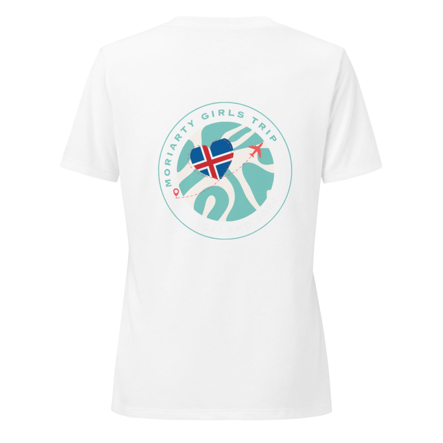 Iceland Women’s relaxed v-neck t-shirt