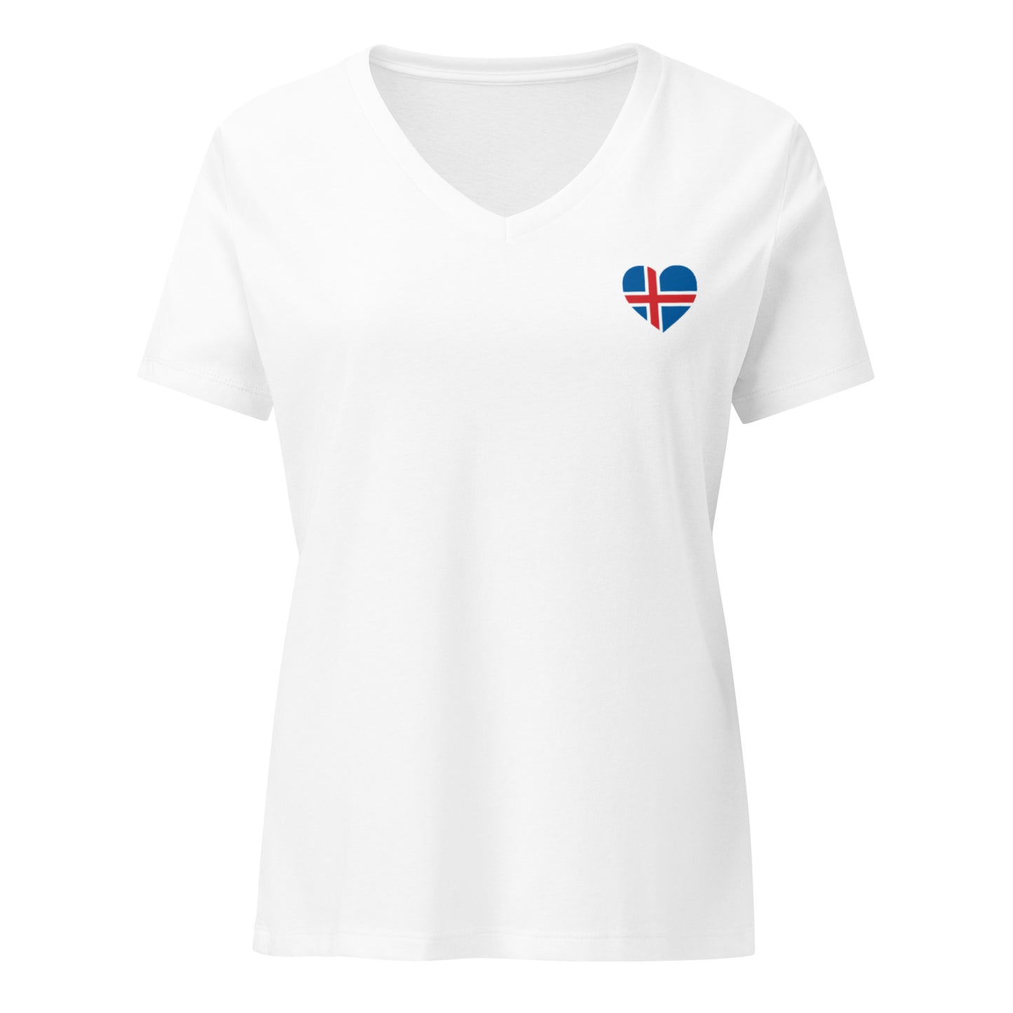 Iceland Women’s relaxed v-neck t-shirt