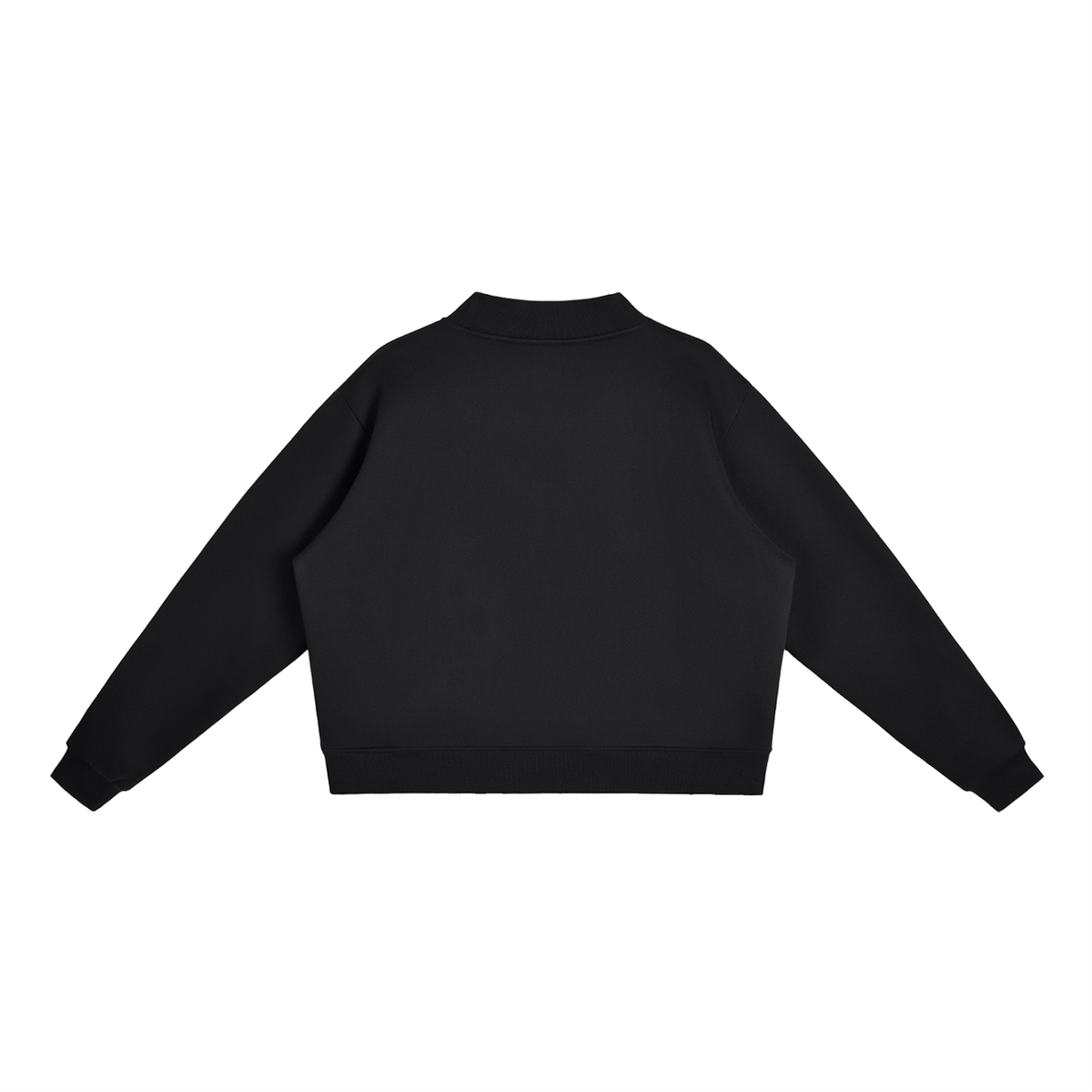 North Mianus Essential Fleece Mock-Neck Crew Sweatshirt