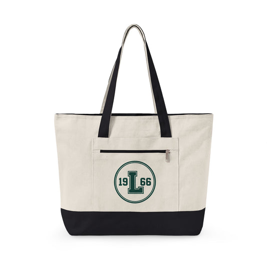 Leffell Zippered Canvas Tote
