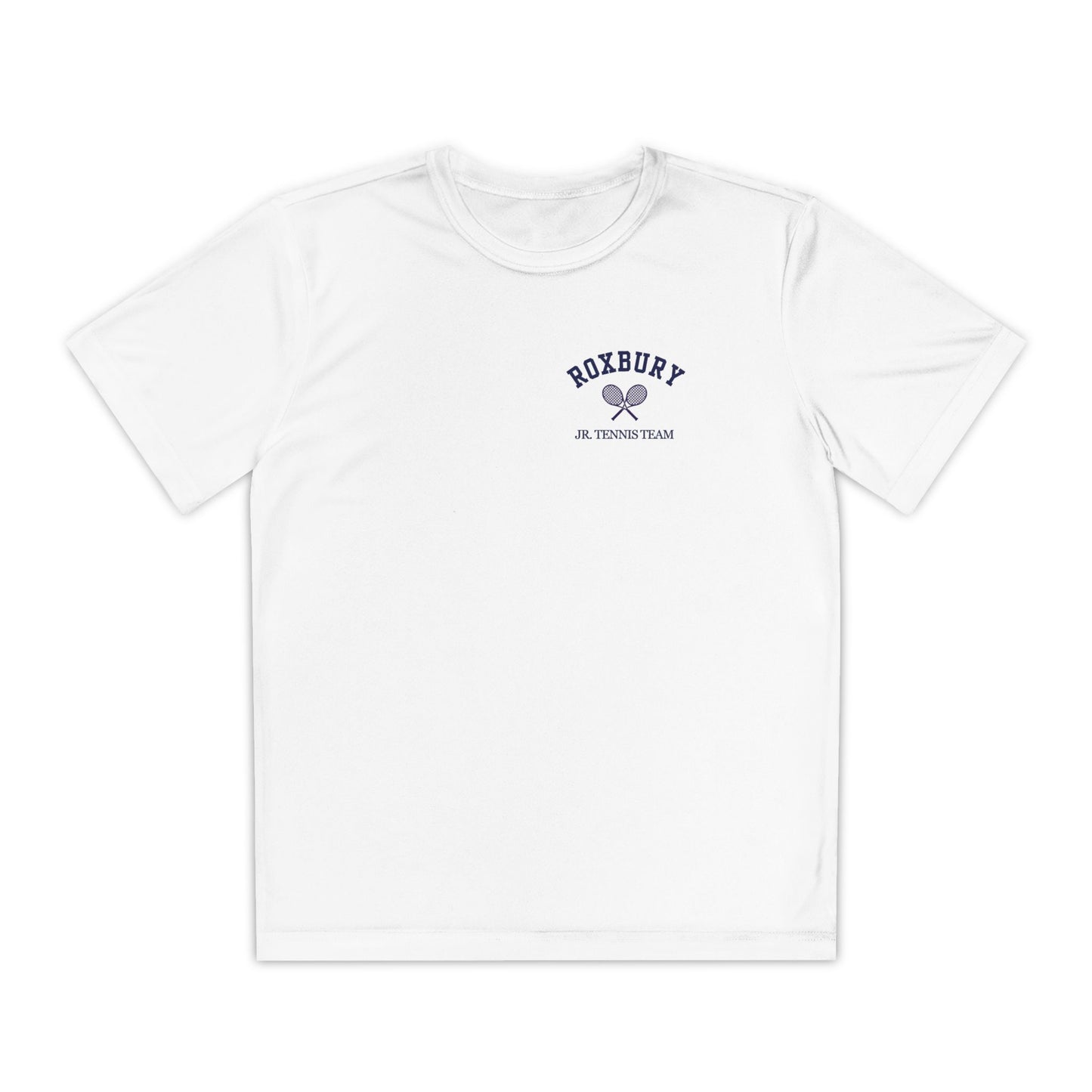 Roxbury  Jr. Tennis Team Youth Athletic Performance Tee