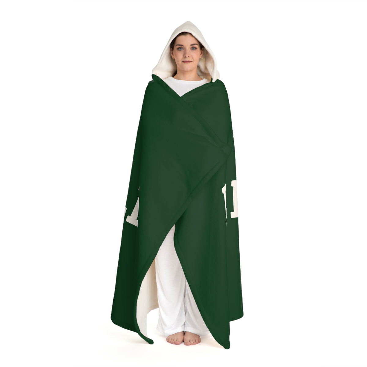 The Leffell School Hooded Sherpa Blanket