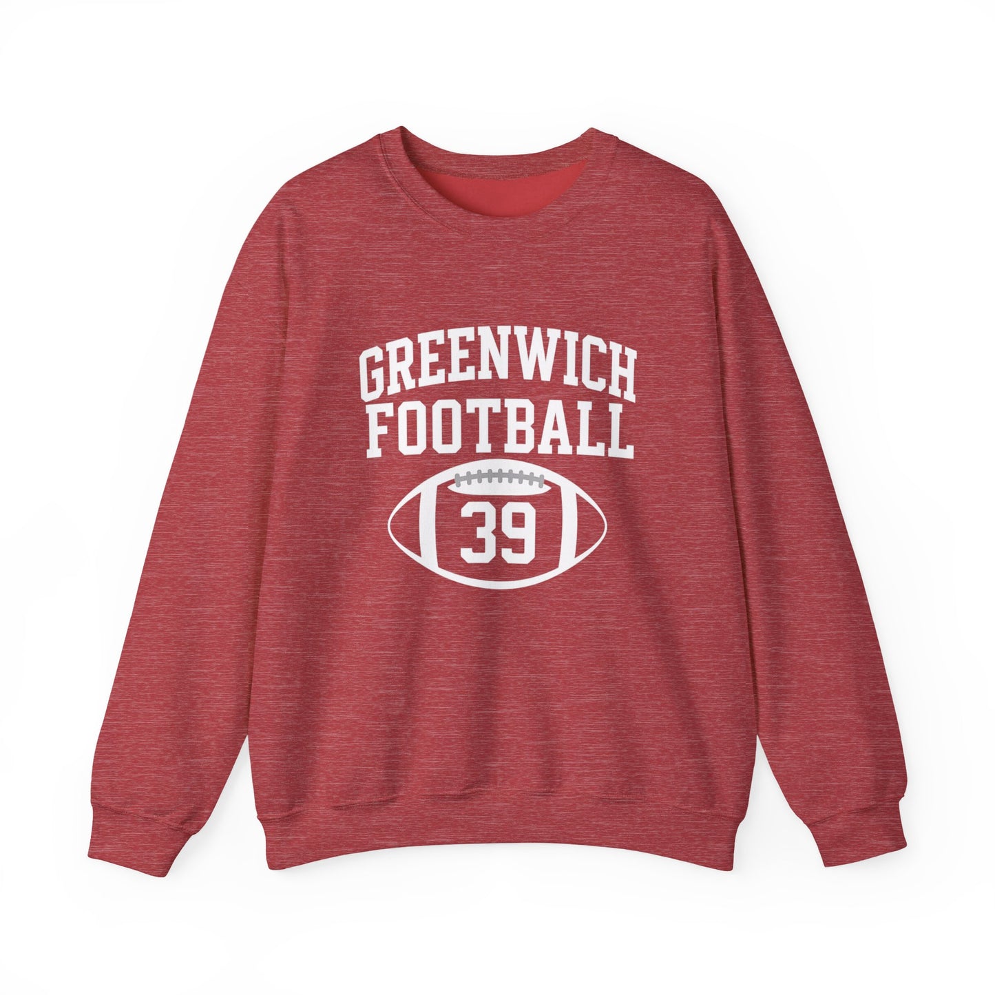 Greenwich Cozy Adult Collegiate Sweatshirt, Unisex Crewneck