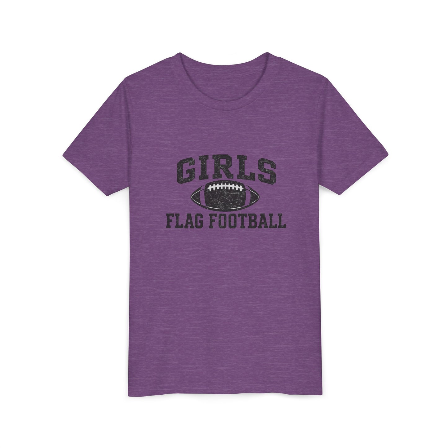 Girls Flag Football YOUTH T-Shirts Vintage Look