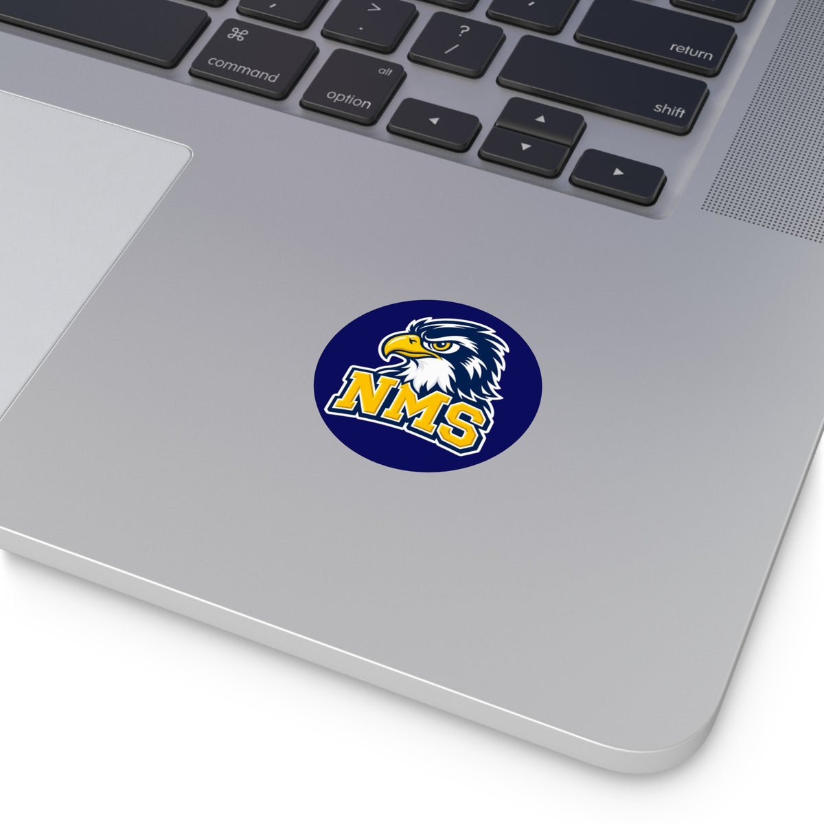 North Mianus Hawks Circle Sticker