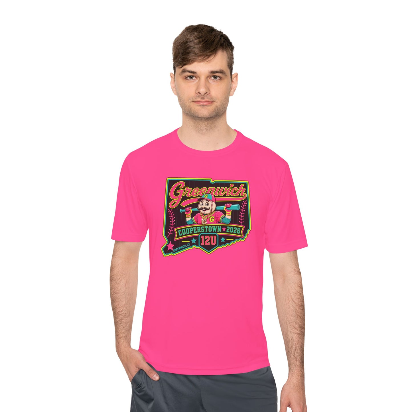 Greenwich Cooperstown Drippy Performance ADULT SIZE Moisture-Wicking Shirt