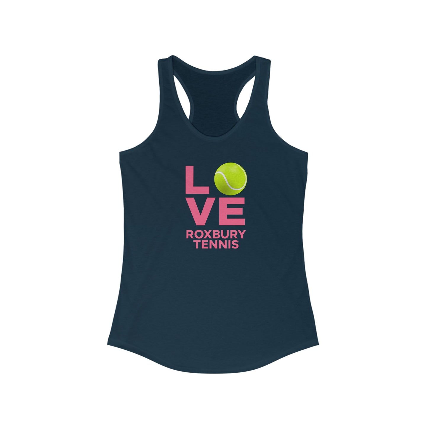 LOVE Roxbury Tennis Women's Team Tank Tank Top, Tennis Workout Tank Tennis Shirt Tennis Gift Tennis Team Shirt