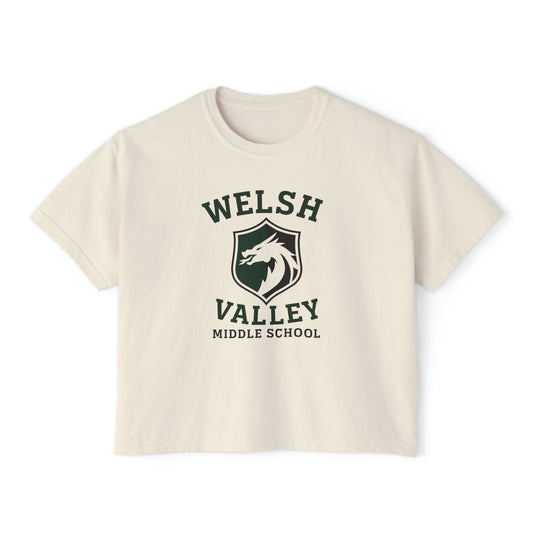 Welsh Valley ADULT Womens Boxy T-Shirt