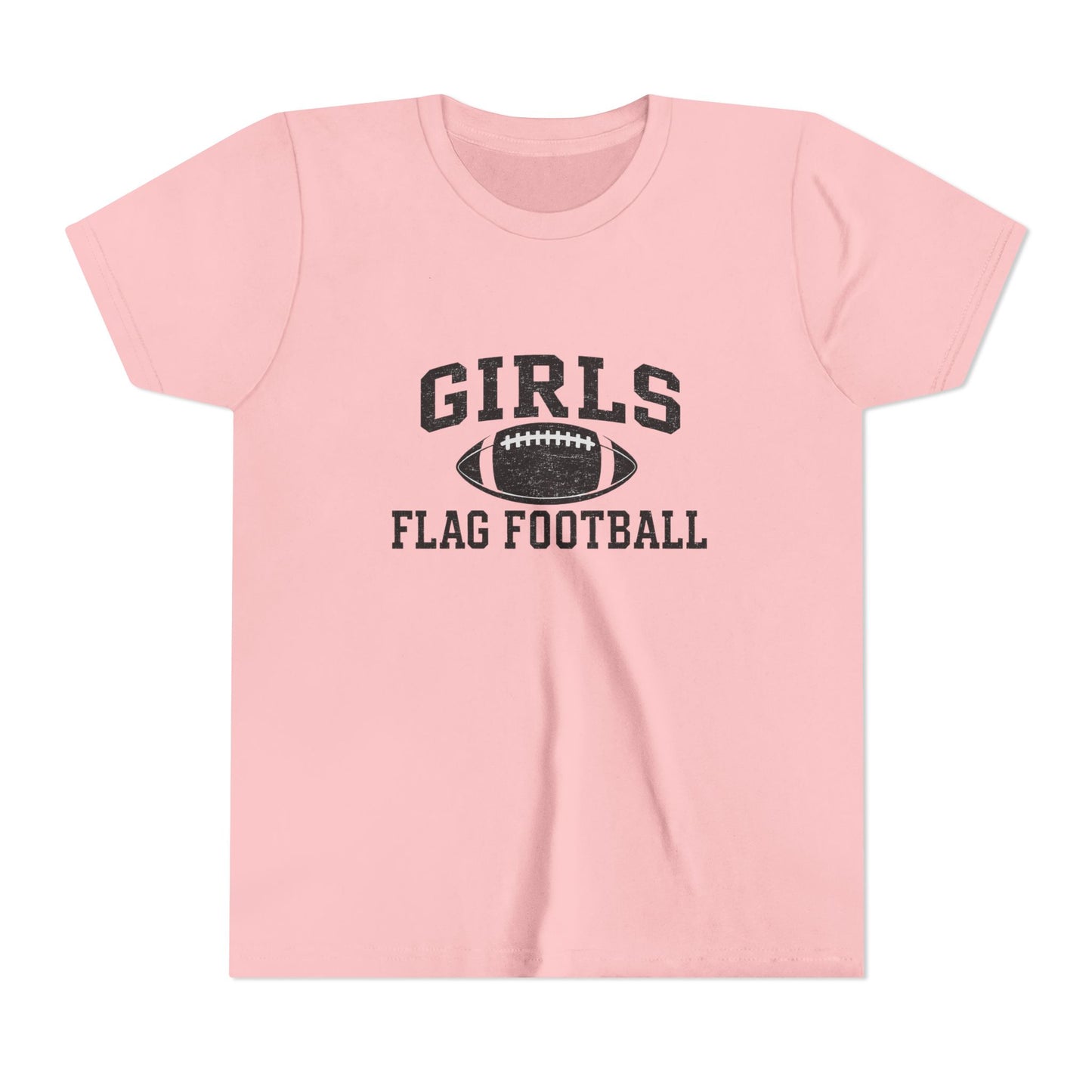 Girls Flag Football YOUTH T-Shirts Vintage Look