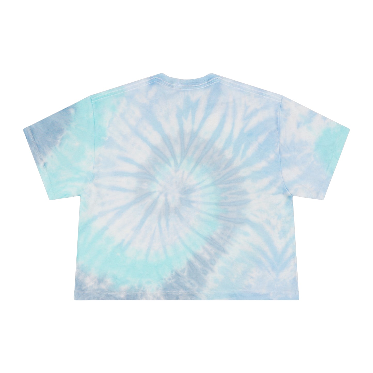 North Mianus Pow Wow ADULT Tie-Dye Crop Tee available in size XS for kids