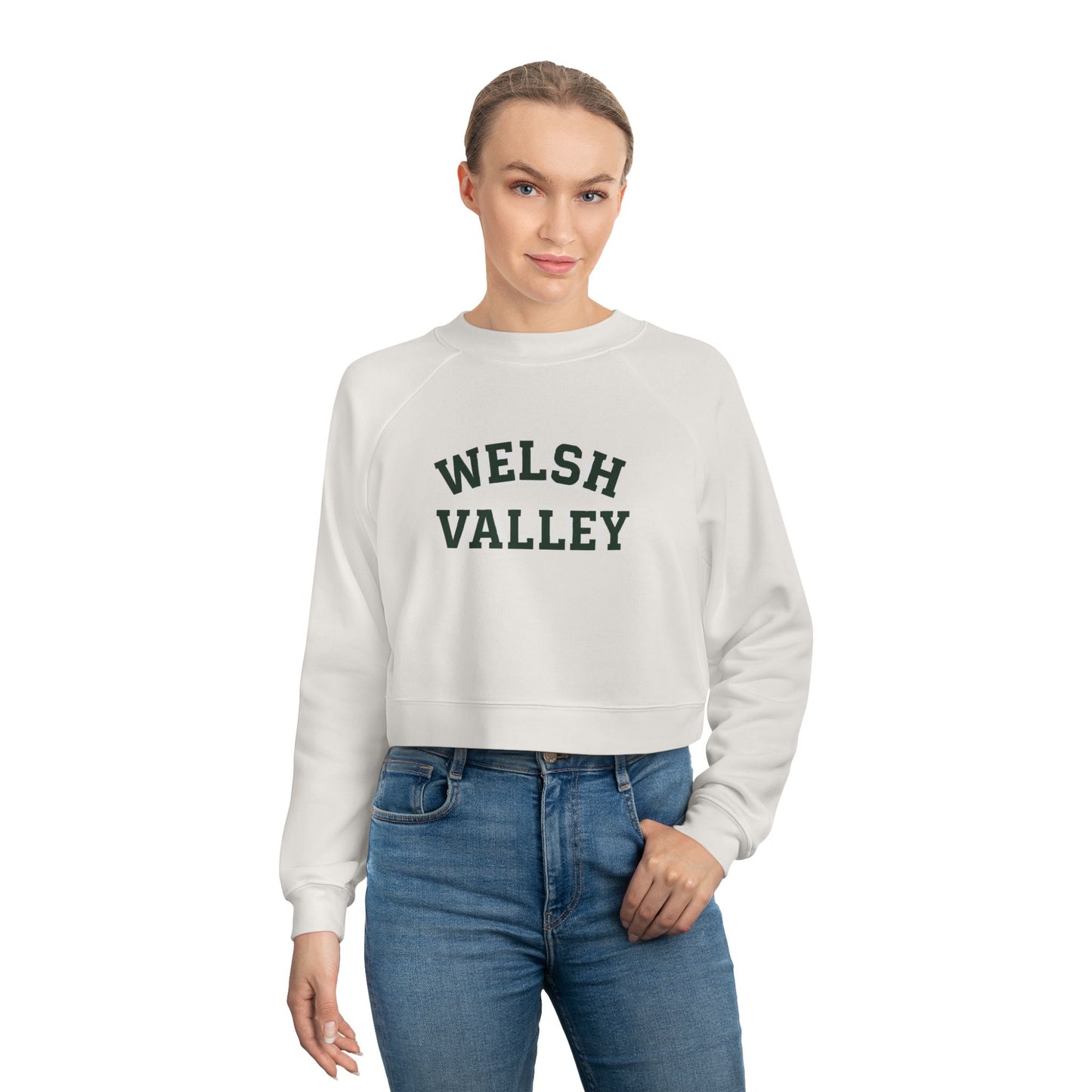 Welsh Valley Cozy Women's Cropped Fleece Pullover