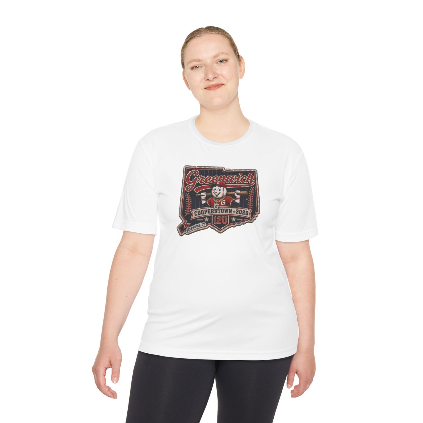 Greenwich Cooperstown Original Pin Performance ADULT Competitor Tee