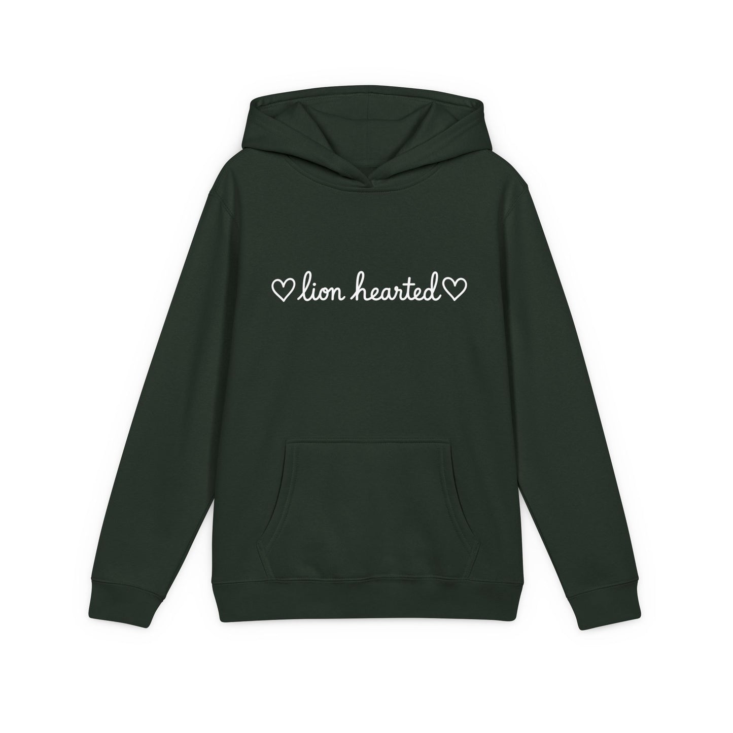 The Leffell School Youth Lion Hearted fleece Hoodie