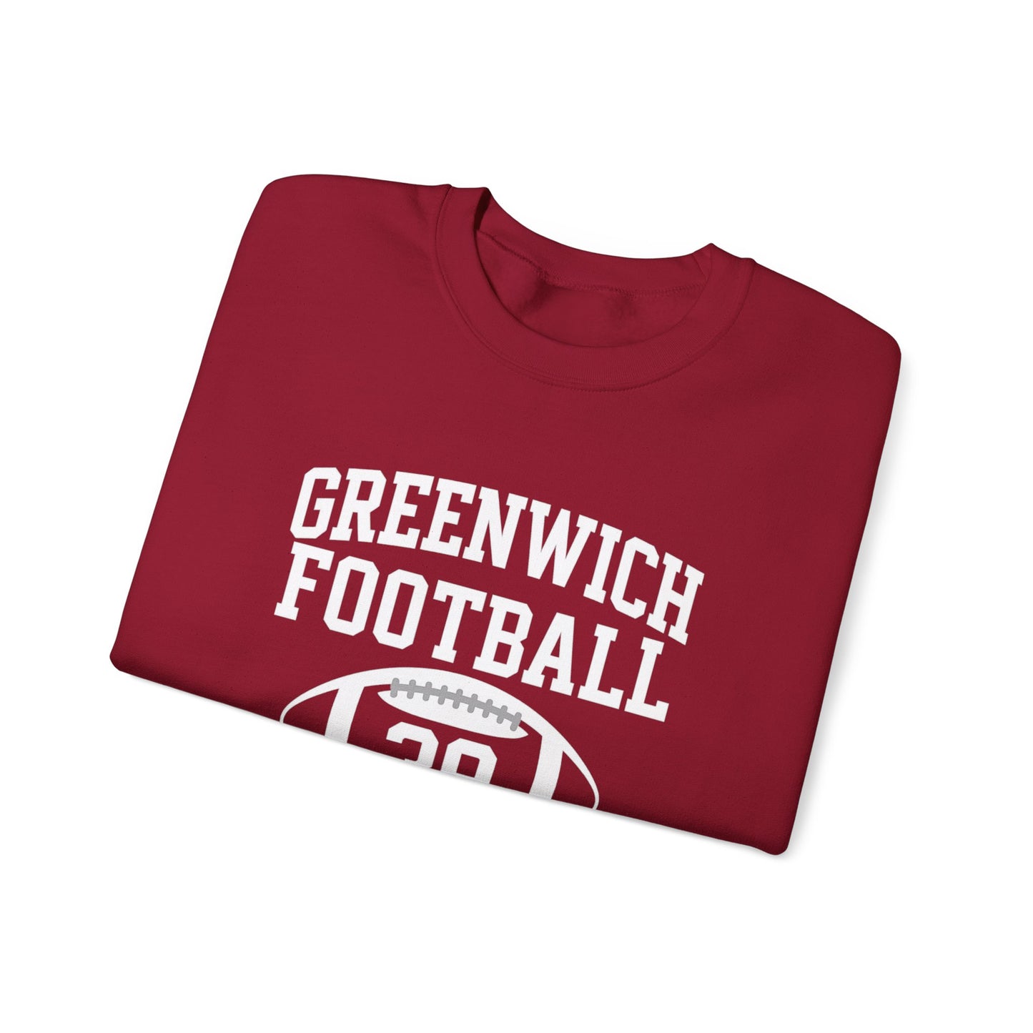 Greenwich Cozy Adult Collegiate Sweatshirt, Unisex Crewneck