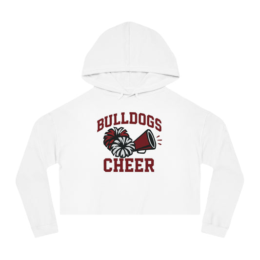 Bulldogs Cheer Crop ADULT Sweatshirt