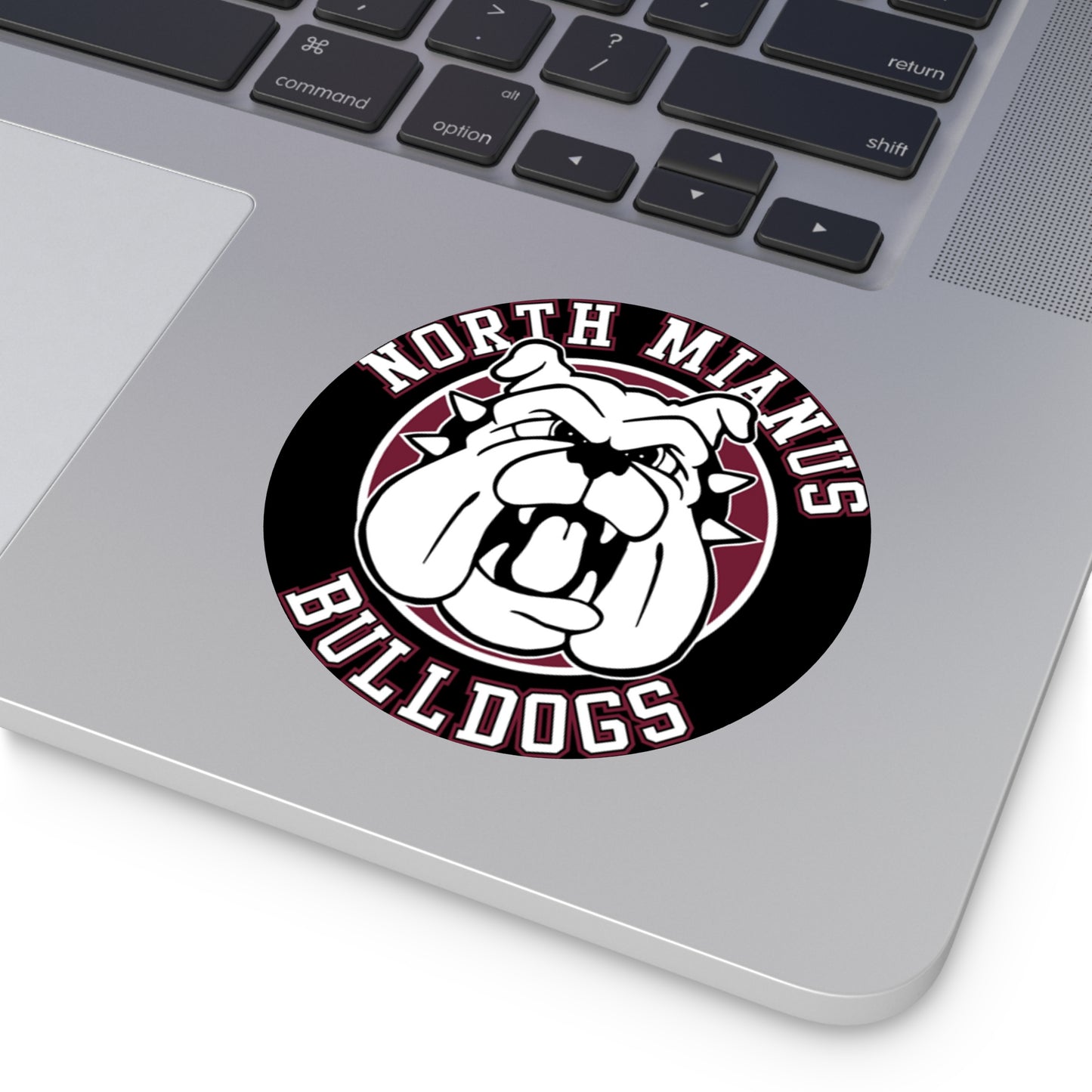 Bulldogs Circle Sticker Various Sizes