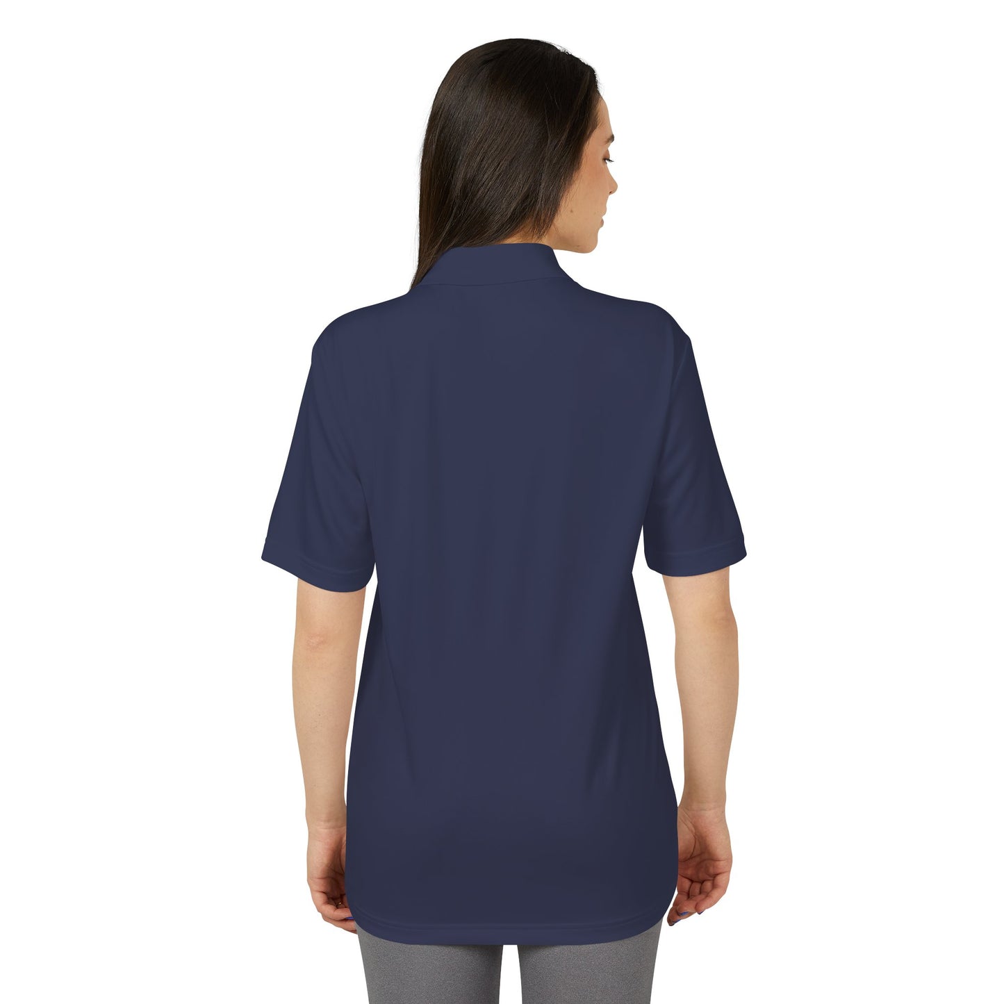 Greenwich G Performance Polo with Script 'G' Chest Logo — Men's Golf & Casual Athletic Shirt