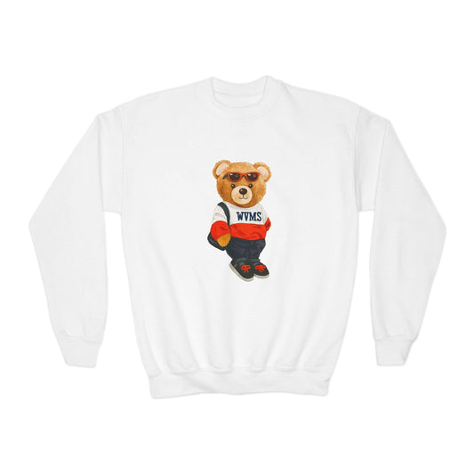 *YOUTH Welsh Valley YOUTH Bear Crewneck Sweatshirt — NMS Teddy Graphic