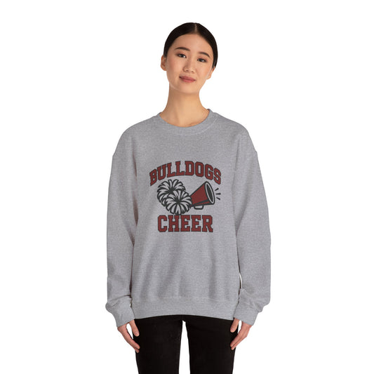 Cozy Bulldogs Collegiate Sweatshirt, Unisex Crewneck