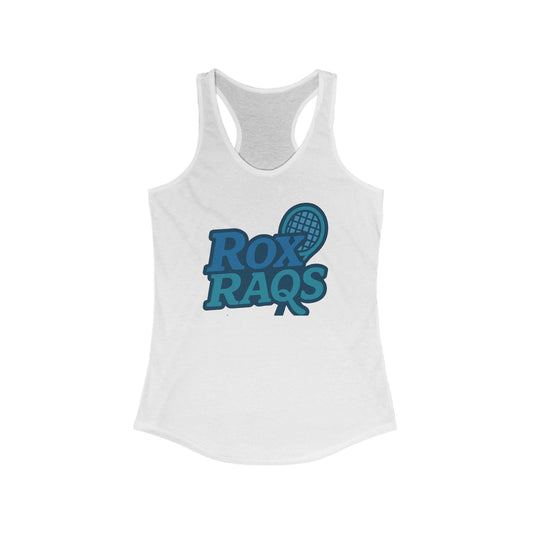 Rox Raqs Womens Tank Top, Tennis Workout Tank Tennis Shirt Tennis Gift Tennis Team Shirt