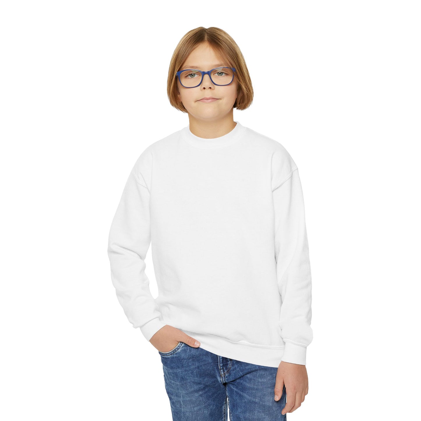 The Leffell School Collegiate Collection Youth Crewneck Sweatshirt