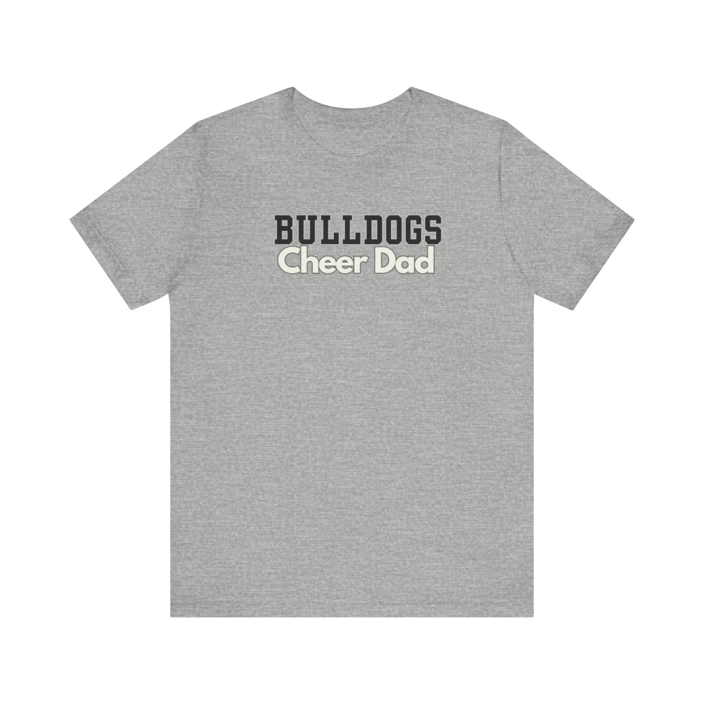 Bulldogs Cheer Unisex Jersey Short Sleeve Tee