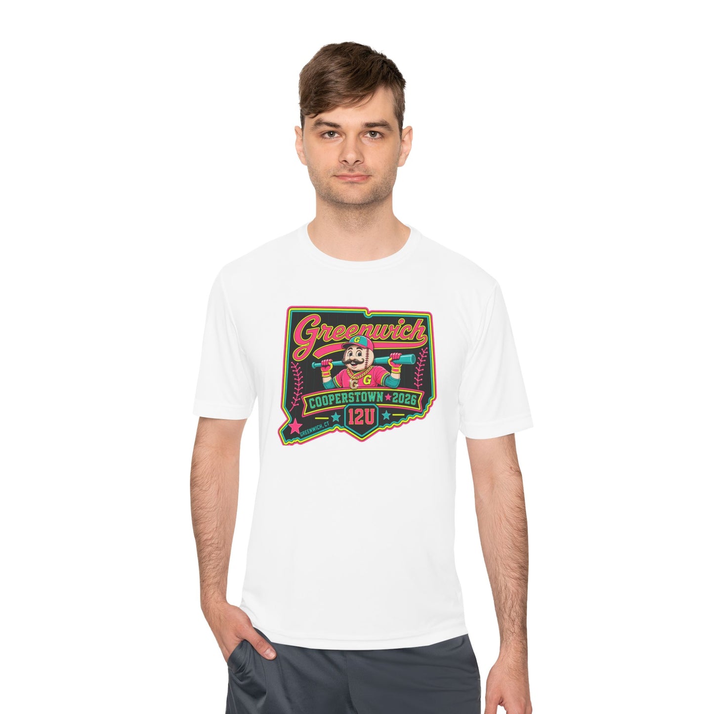 Greenwich Cooperstown Drippy Performance ADULT SIZE Moisture-Wicking Shirt