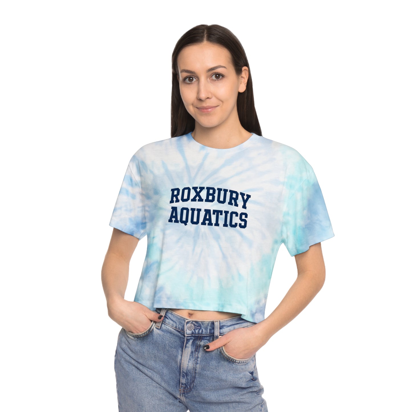 Greenwich Aquatics ADULT WOMEN Tie-Dye Crop Tee